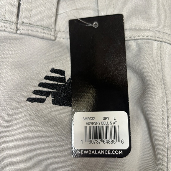 New Balance Gray Mens Large‎ Adversary Baseball Pants BMP032 NWT - Picture 4 of 8